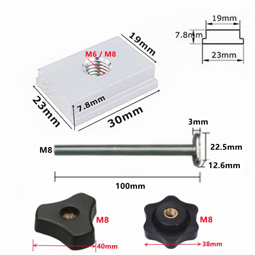 Aluminum Alloy Woodworking T Track