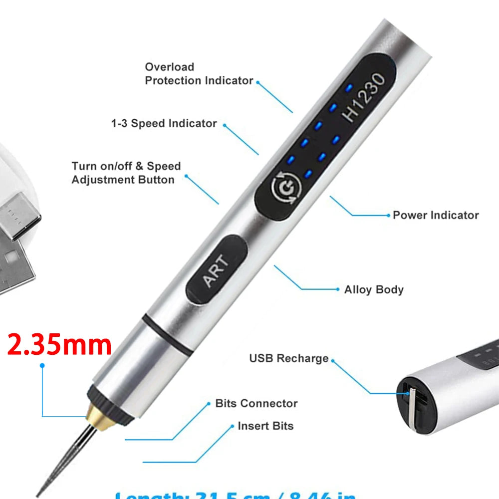 USB Cordless Rotary Tool Kit