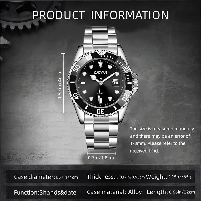 Fashion Watch Casual Clock Montre Homme Business Men Quartz Watch Calendar Green Water Wok Ghost Sport Men Wristwatch