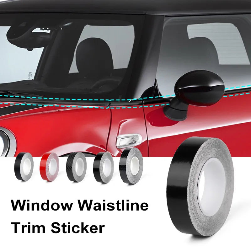 Black Line Car/Window Vinyl Film DIY Sticker Decoration For Mini Cooper