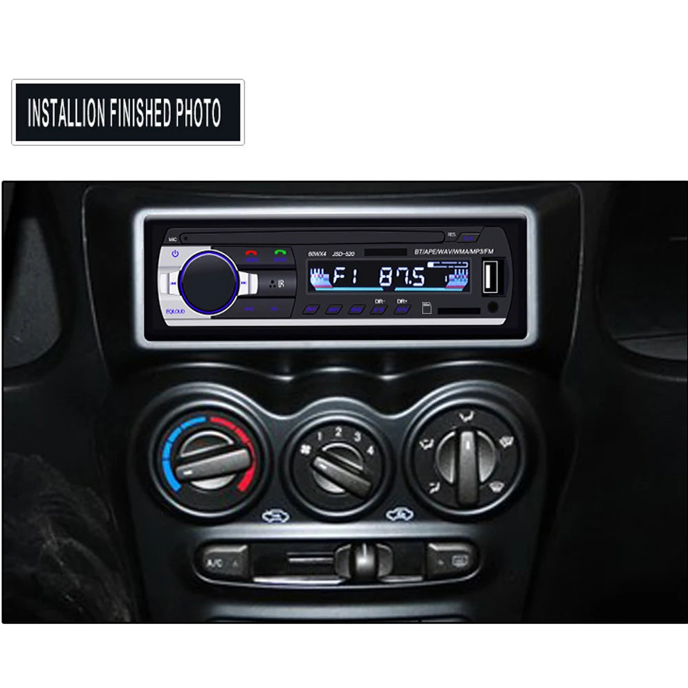 12V Bluetooth In-dash Auto car radio