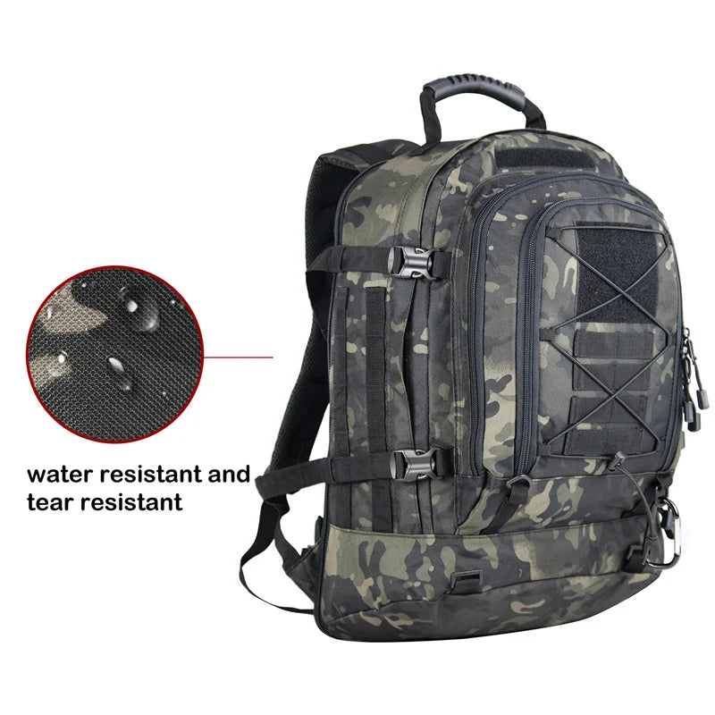 60L Military Tactical Backpack