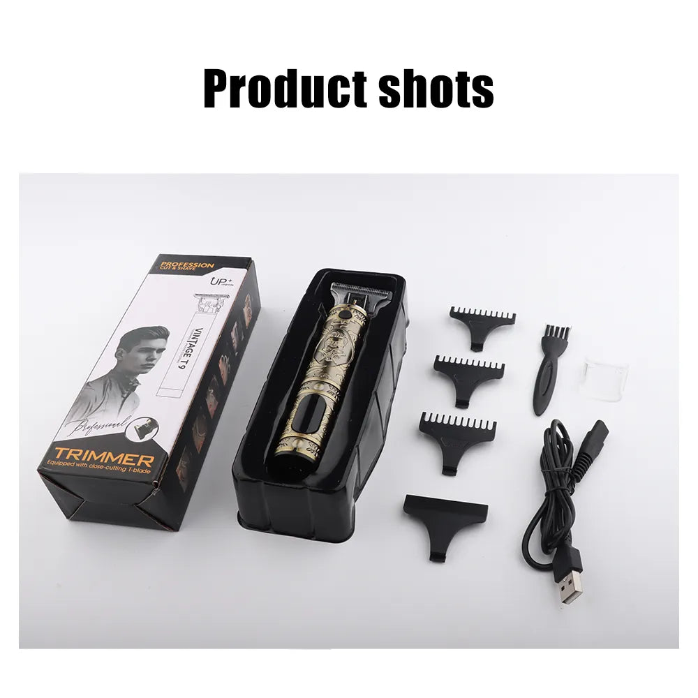 USB Vintage 0MM Hair Cutting Machine for Men