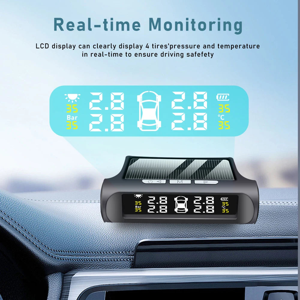 Car Solar Tire Pressure Monitoring System