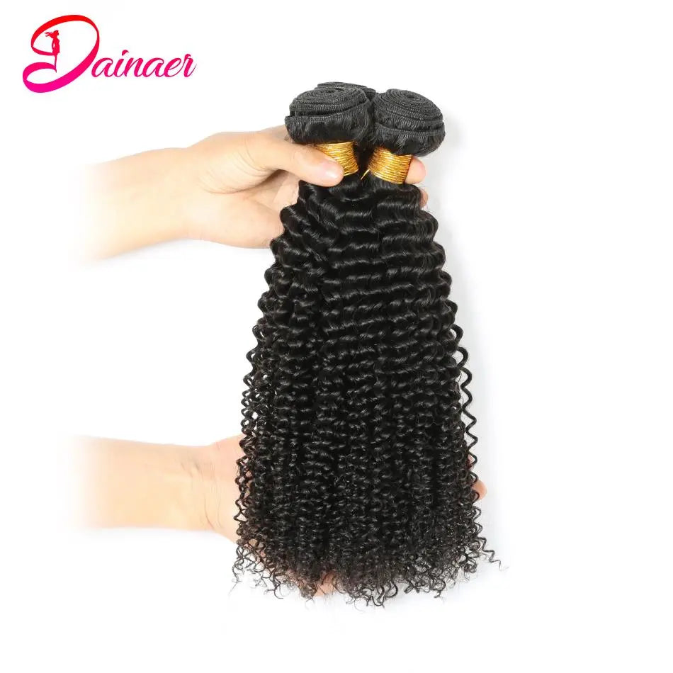 8-30 Inch 1/3/4pcs Human Hair Indian Afro Bundles