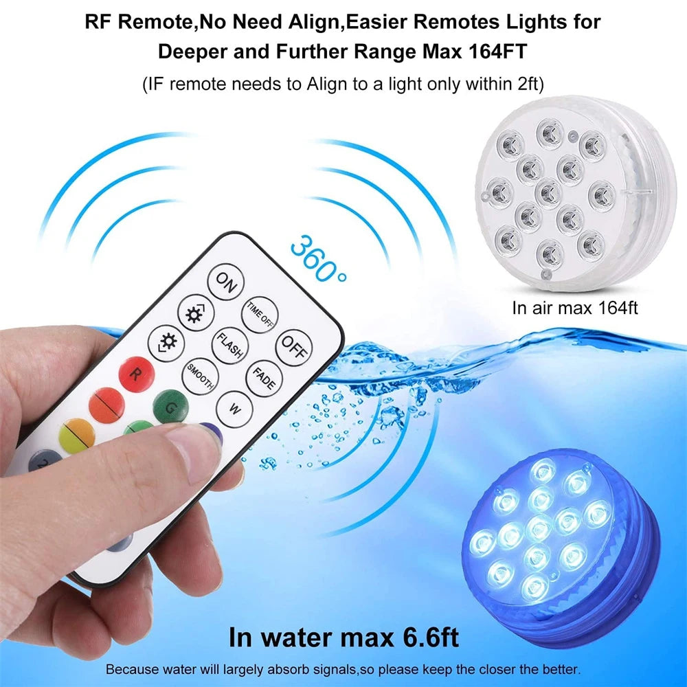 13leds Magnetic Submersible Light