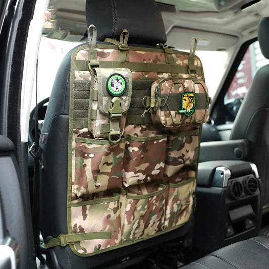 Camo Back Seat Storage Bag Multifunction