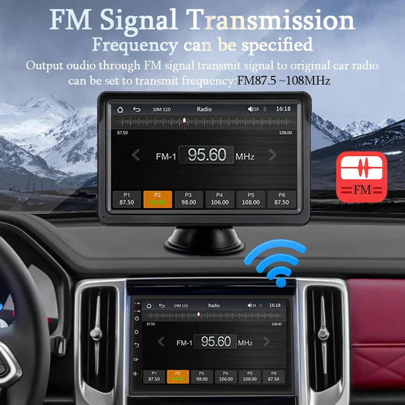 7inch Multimedia Auto Car Radio With Remote Control