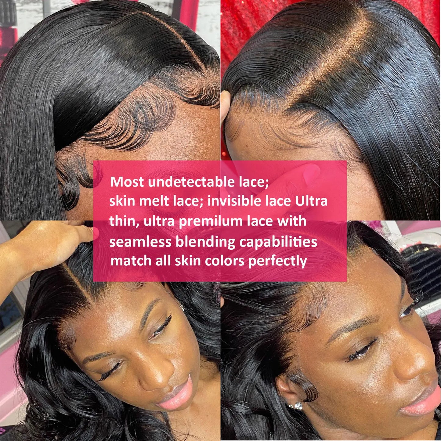 13X4 30 Inch HD Transparent Lace Frontal Wig