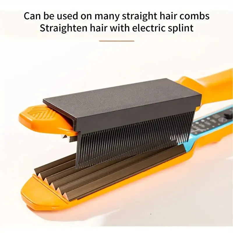 Hairdressing Comb Carbon Fiber Hairdressing Electric Splint Straightened Hair Smooth Self-Adhesive Design Splint Accessories