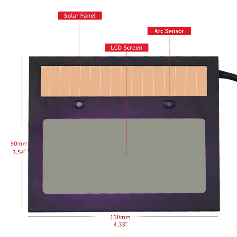 Solar Auto Darkening Welding Mask