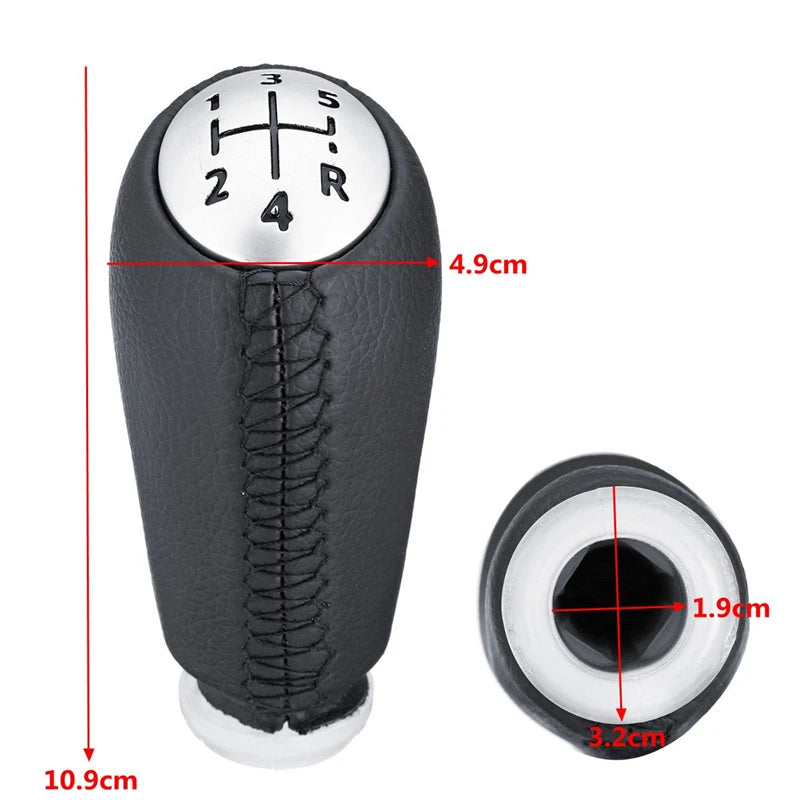 5 Car Speed Gear Shift Knob Head For Renault