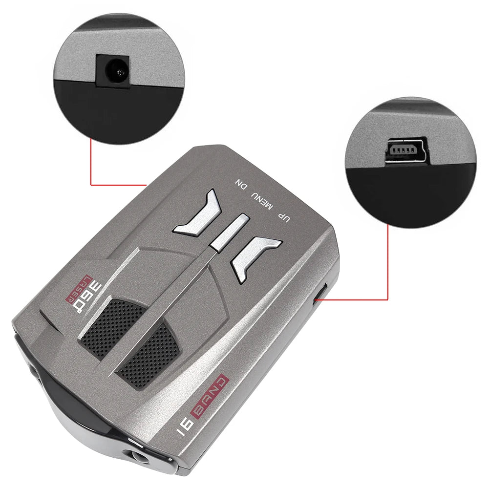 Radar Detector with Voice Alert Warning