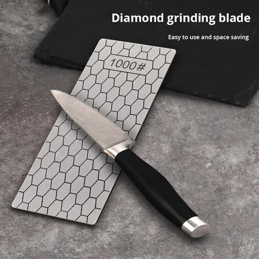 1pc Professional Diamond Knives Sharpening Stone 600# 800#1000# Knife Sharpener Ultra-thin Honeycomb Surface Whetstone Tool