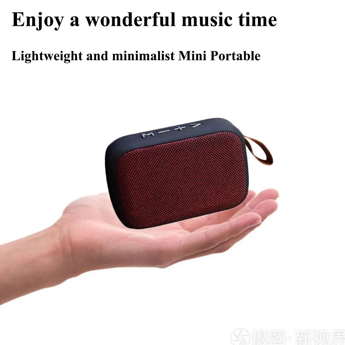 Fabric Speaker Bluetooth Wireless Connection Portable Outdoor Sports Audio Stereo Support Tf Card Mobile Phone Universal