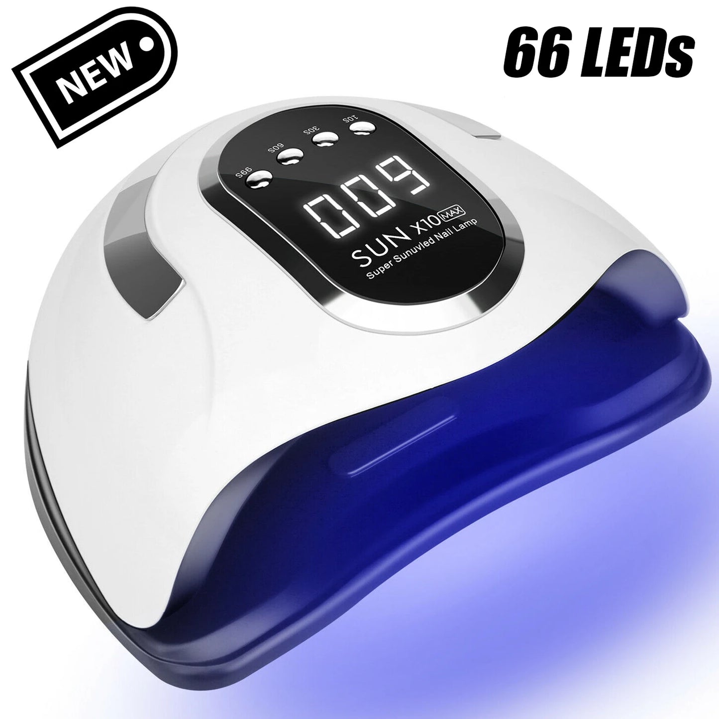 UV LED Nail Lamp For Fast Drying Gel Nail Polish With Auto Sensor