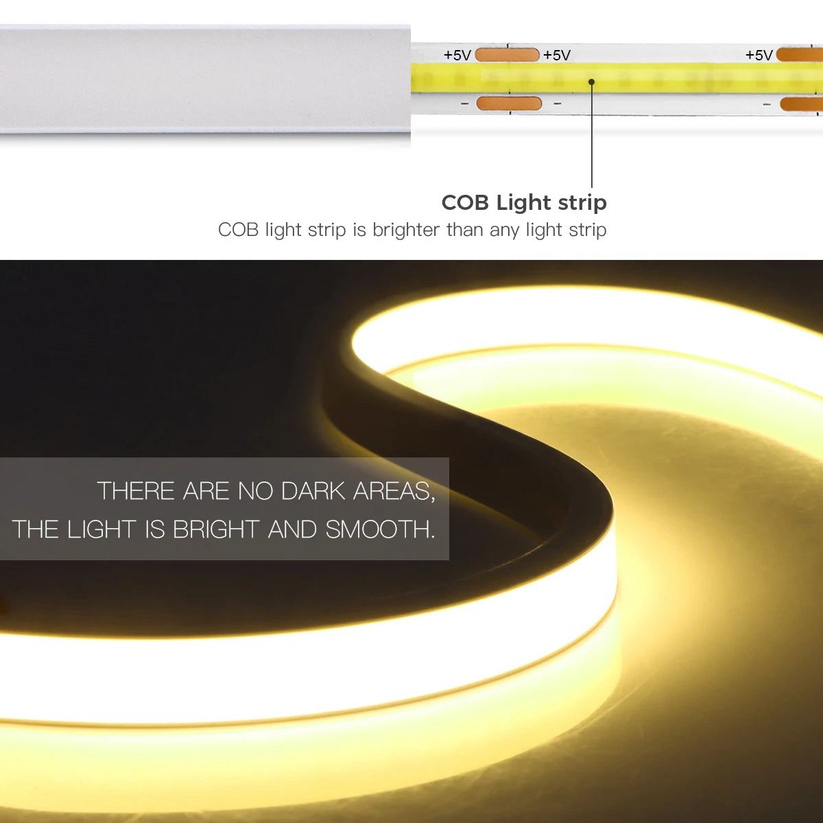 5V USB COB LED Neon Strip Light