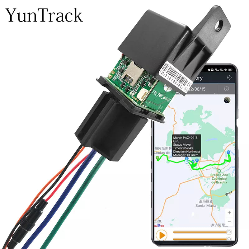 Motorcycle and Car GPS Tracker Hide Device