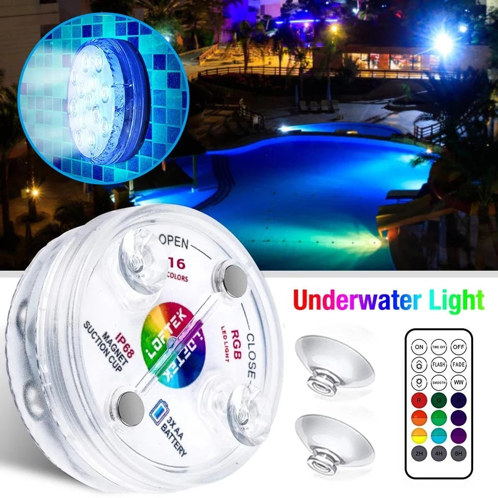 13leds Magnetic Submersible Light