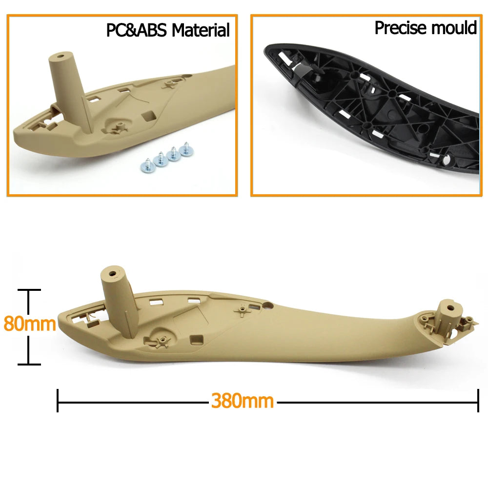 Upgraded Interior Door Pull Handle Inside Panel For BMW