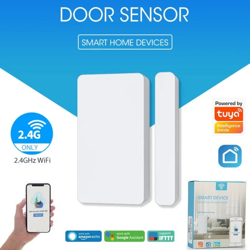 5pc WIFI Smart Door/ Window Sensor with Alarm