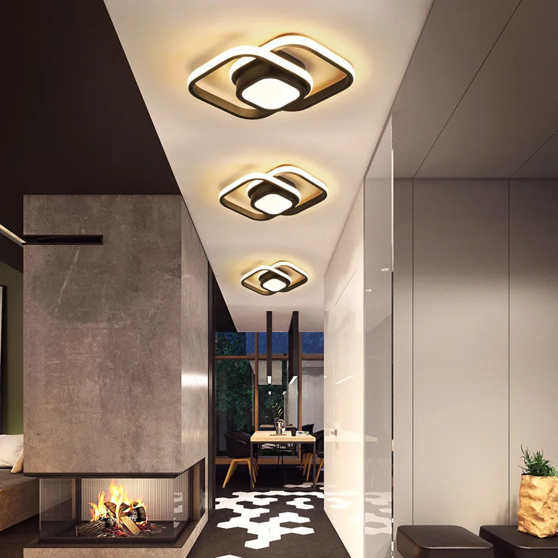 2 Rings design with 20inch Small LED Ceiling Light