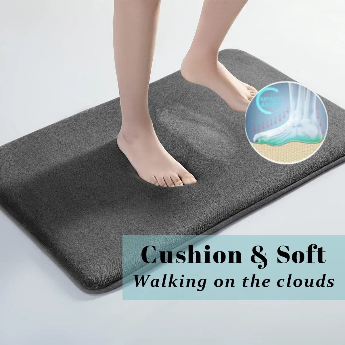 Super absorbent floor mat, super absorbent bath mat, super anti slip coral velvet bathroom floor mat, door mat