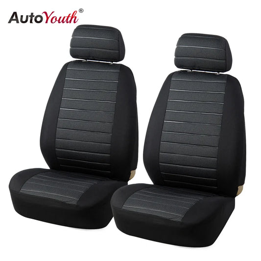 3 colors Airbag-compatible universal front car seat covers