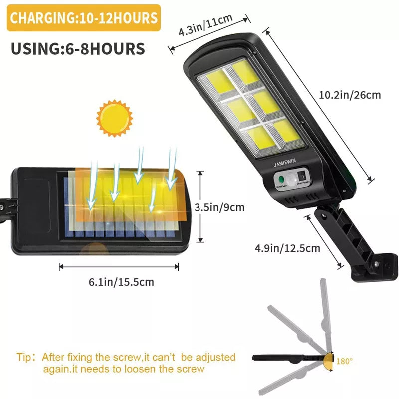 Motion Sensor and 3 Lighting Mode Solar Powered Lights