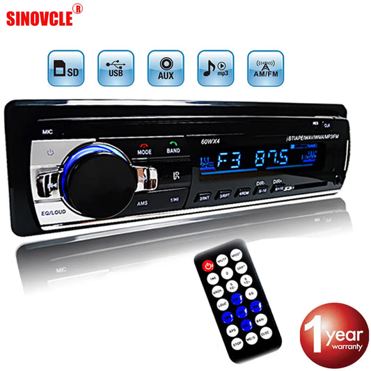 USB/SD Digital Bluetooth Car Radio Stereo Player with In-Dash