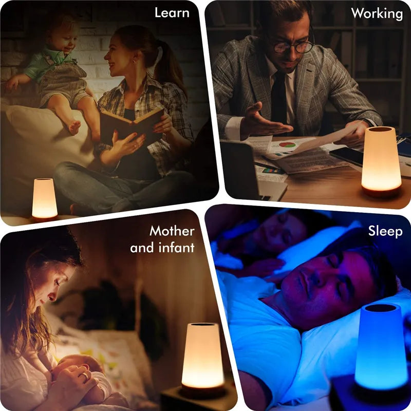 USB Rechargeable 13 Color Changing Night Light with Remote Control