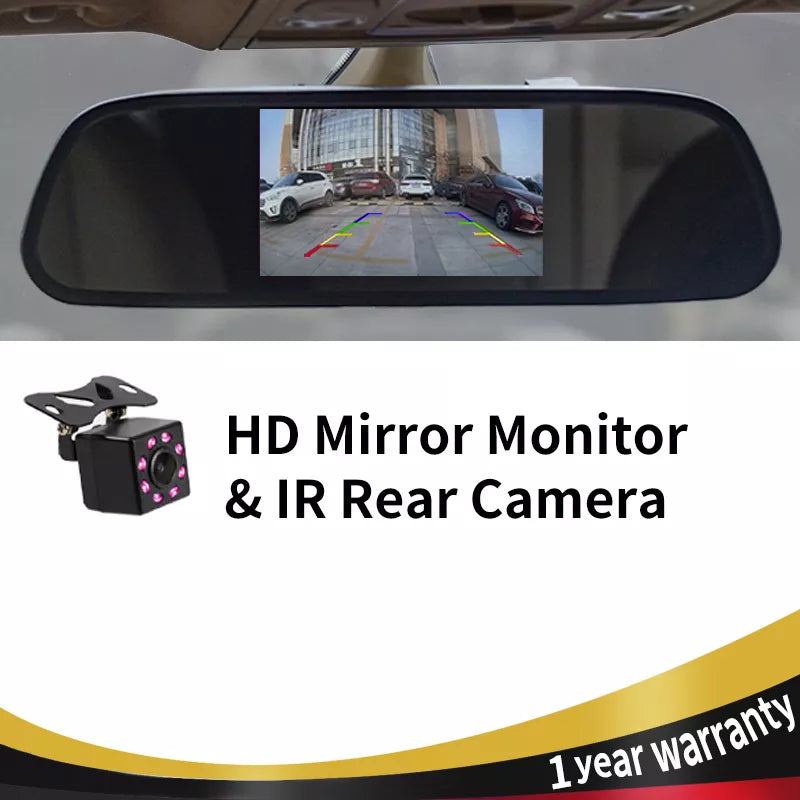 Car Rearview Mirror Monitor for Night Vision