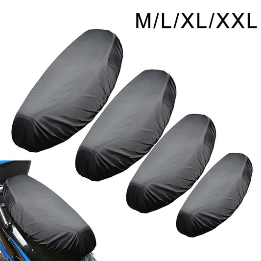 Black Motorcycle Rainproof Seat Cushion Cover