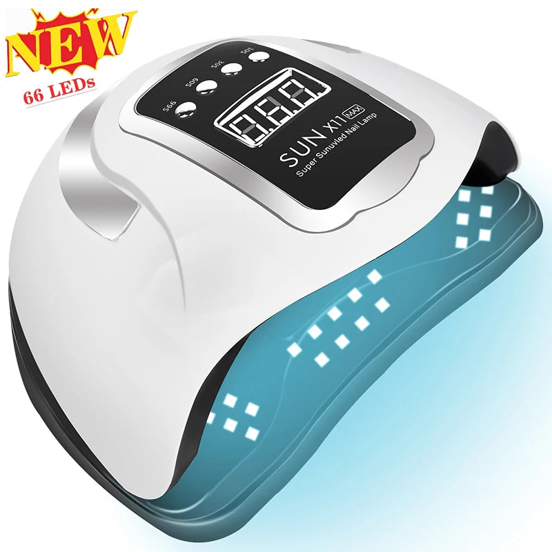 66/36LEDs Powerful UV Nail Lamp For Drying Nail Gel Polish