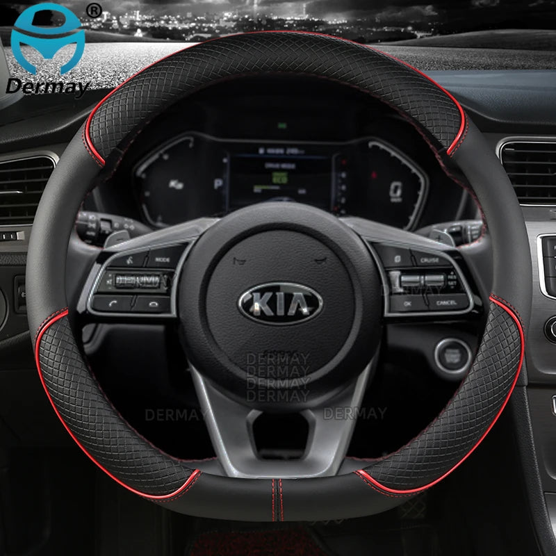 PU Leather Car Steering Wheel Cover