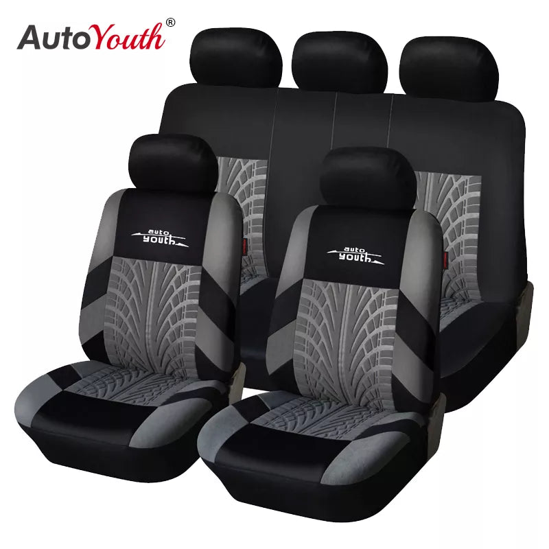 Embroidery Universal Car Seat Covers Set