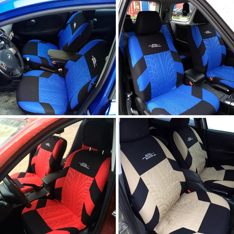 Embroidery Universal Car Seat Covers Set