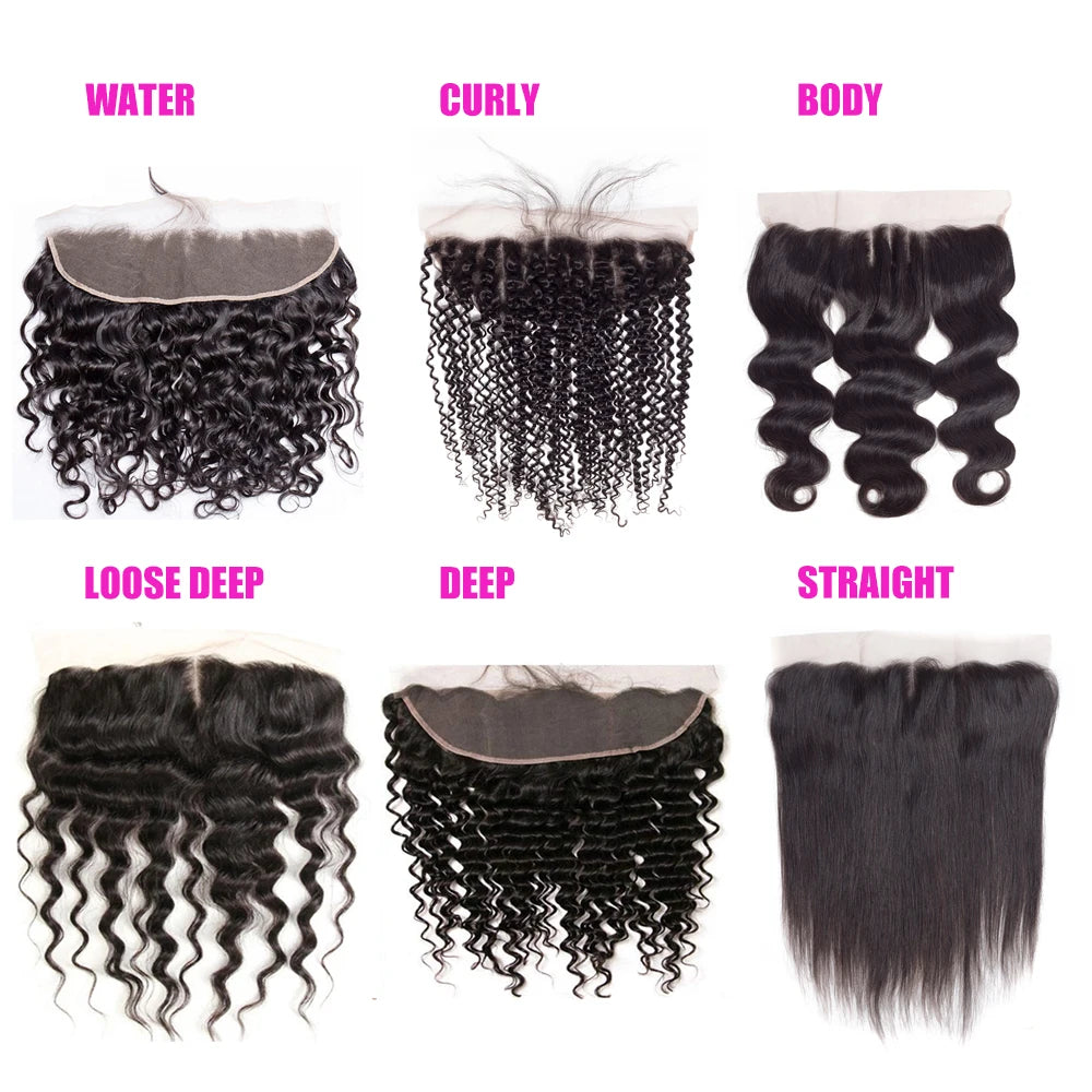 13x4 Water Wave Lace Frontal Closure